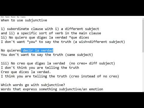 (ESP) Uses of the subjunctive 1