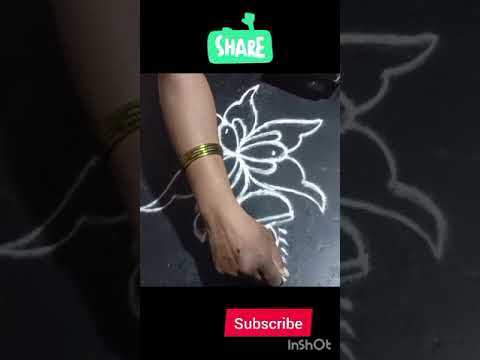 दिवाळीसाठी खास | deepam rangoli design | beginners rangoli kolam | Aary Creative Rangoli |