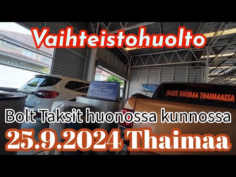 Foorttiin Lootahuolto - Bolt Taksipalvelut Riskialttiita Thaimaassa 28.9.2024 Pattaya