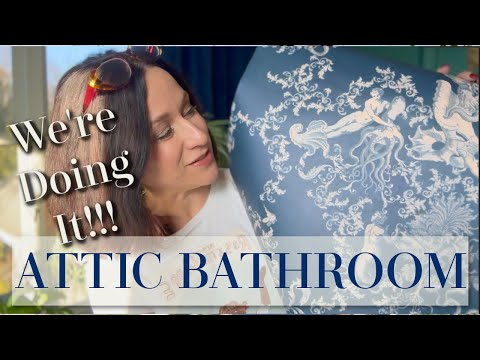 FRENCH FARMHOUSE | Attic Bathroom Design | ANOTHER Cast Iron Sink | EVERYDAY CHATEAU