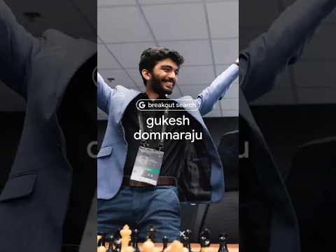 Checkmate! Gukesh Dommaraju is the new world chess champ and a 2024 Breakout Search. #YearInSearch