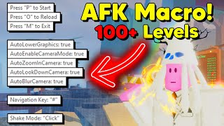 The BEST AFK MACRO For ROBLOX FISCH! (100+ Levels OVERNIGHT!)