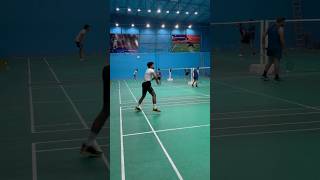 Mastering Double Attack: Badminton Drills #shorts