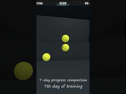 Aim Lab 7-Day Training Comparison #aimlab #training #aimtraining #improvement #7days