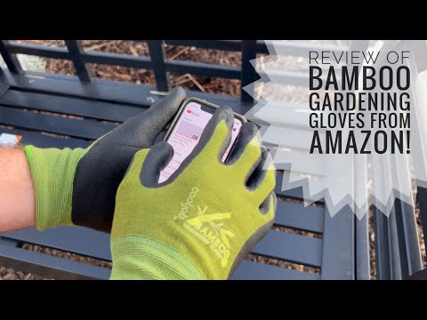 Touch Screen Bamboo Gardening Gloves//Amazon review