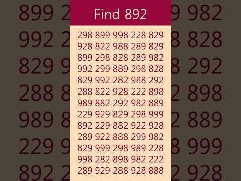 Only those with X-ray vision-like observation skills can uncover 543 within a challenging 5 secs