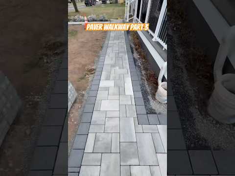 Paver Walkway Install #diy #construction #pavers #walkway #install #stepbystep #howto #bluecollar