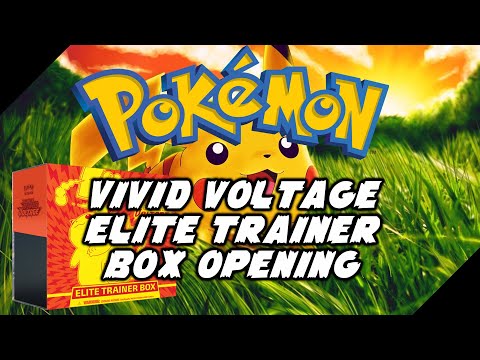 Pokémon Vivid Voltage Elite Trainer Box Unboxing - Pokemon ETB