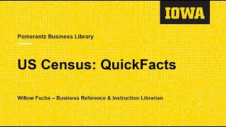 US Census: QuickFacts