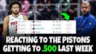 Detroit Pistons Reach .500 Last Week Reactions | Is This Team A Lock For The Playoffs?