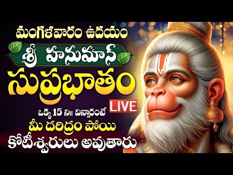 🔴 LIVE 🔴 | హనుమాన్ చాలీసా వింటే ఏలినాటి శనిదోషాల సమస్త పీడలు, భయాలు తొలుగుతాయి #hanumanchalisa