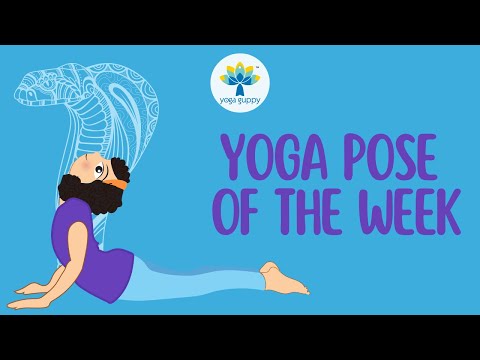 Yoga Pose of the Week | Cobra Pose | Improve Strength & Flexibility with Yoga | Yoga Guppy