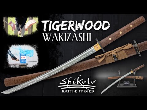 BudK: SHIKOTO TIGERWOOD WAKIZASHI