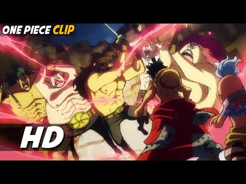 Luffy Uses Conquerors Haki in Udon Prison | Queen Amaze to Luffy supreme king Haki | ONE PIECE 1080p