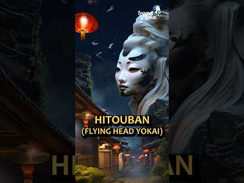 Legend Yokai - Hitouban (Flying Head Creature) Short Story #scarystories  #shorts  #mythology