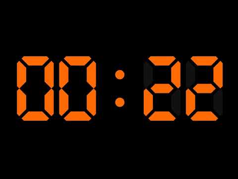 COUNTDOWN TIMER ( v 700 ) 1 min with sound effect 4K