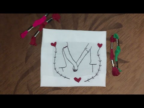 How to Embroidery by hand for beginners//Embroidery step by step easy