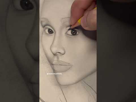 EYE TUTORIAL (tiktok: raymond.portraits) #art #shortsvideo #artist #artistdrawing #arianagrande