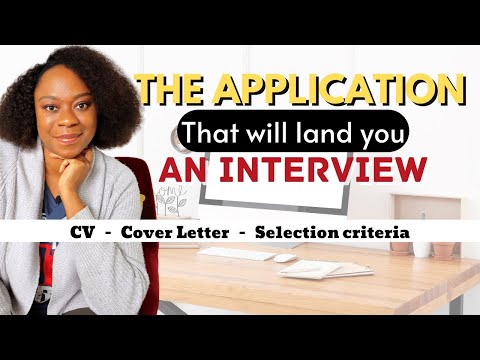 CV, Cover Letter & Selection Criteria for Entry level Social Workers -The JOBS series - EP 2