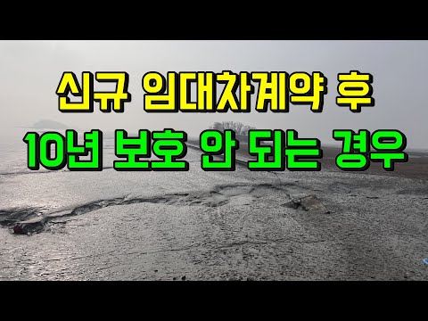 신규임차인이 10년 보호받지 못하는 경우