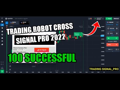 Trading Robot Cross Signal Pro || 100% Successful in Quotex