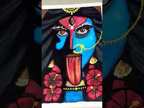 How to draw Durga Ji Drawing || Very Easy Draw || #durgaji #maadurga #kalimaa #art #drawing #shorts