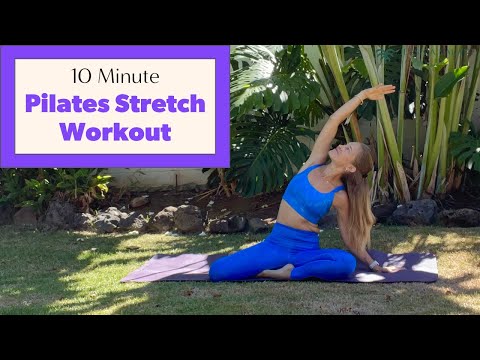 10 Minute Pilates Stretch Workout - at Home!