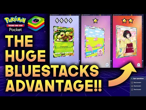 The HUGE Bluestacks Advantage! (ft. Bropenings) Pokemon TCG Pocket