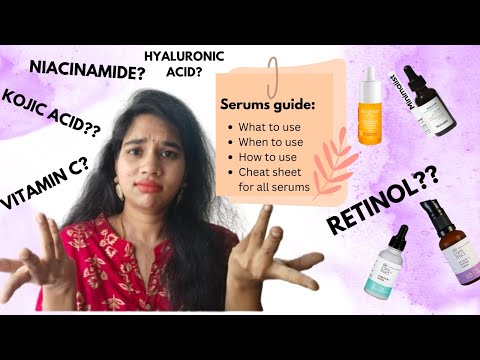 தமிழில் - Which serum is for your skin issues? How to use the serums?Beginners guide to serums Tamil