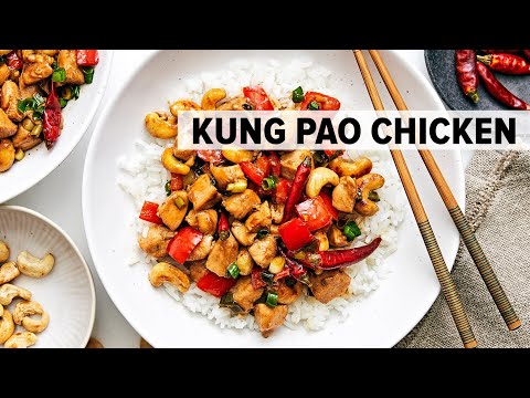 KUNG PAO CHICKEN - I'm obsessed with this stir fry recipe!