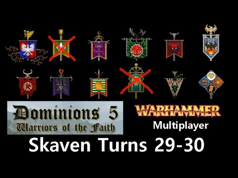 Warhammer Dominions 5 multiplayer - Skaven turns 29-30: Altdorf's Doom Approaches