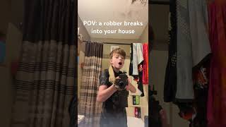 POV: a robber breaks into your house. The Toilet Paper Heist #fyp #shorts