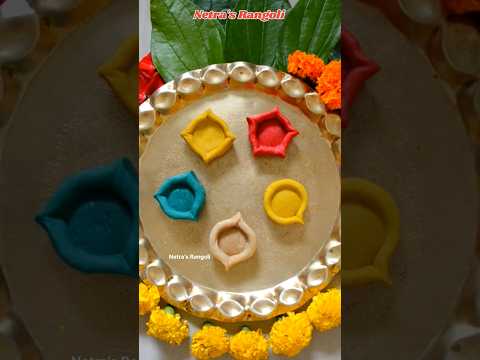 आटा दिया कैसे बनाए | कणकेचे दिवे कसे बनवायचे | Diya Making From Wheat Flour Dough | Diwali Diya