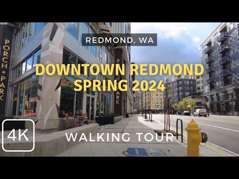 Downtown Redmond, WA Has Changed So Much, Spring 2024 | Walking Tour