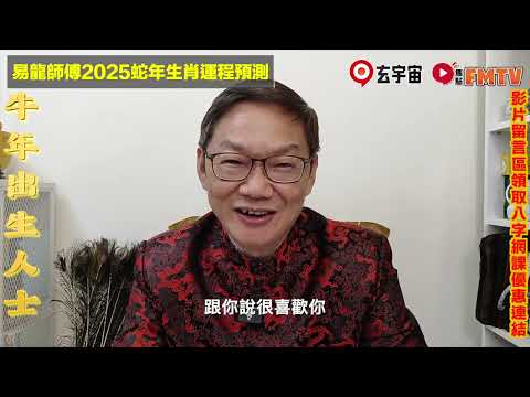 【牛🐮】2025乙巳年生肖運勢｜易龍師傅預測2025蛇年十二生肖運勢｜2025犯太歲、人緣運、財運、事業運、姻緣運生肖詳講 #玄宇宙