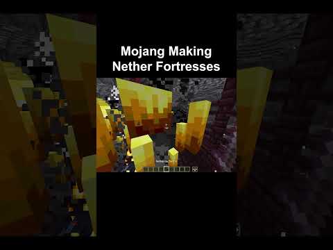 Mojang Making Nether Fortresses....