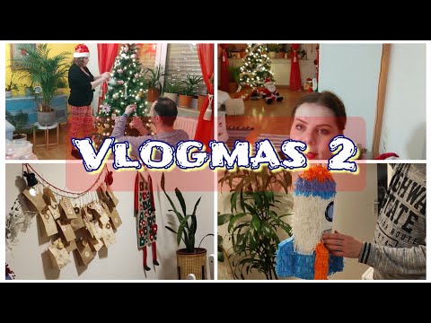 Vlogmas 2023🤩Decoram , facem Bradul, Advent calendar și Pinata pt Andrei