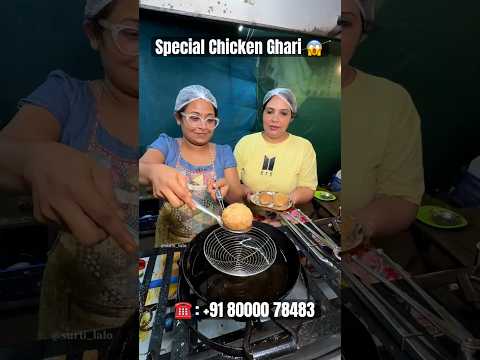 सूरत का मशहुर चिकन घारी 😱 #viral #trending #trendingshorts #food #nonveg #chicken #ghari #foodie