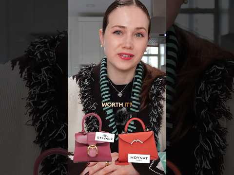 Reviewing Moynat and Delvaux bags✨ Full video on channel! #designerhandbags #delvaux #moynat #hermes