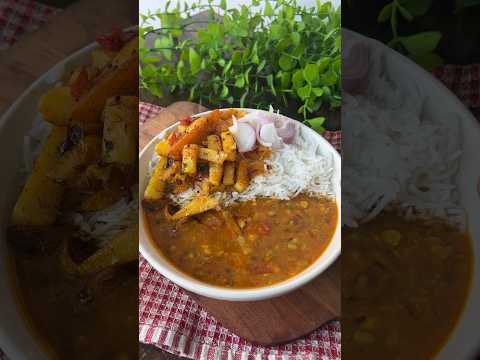 Dal Bhat with masala Aloo Bhujia💕