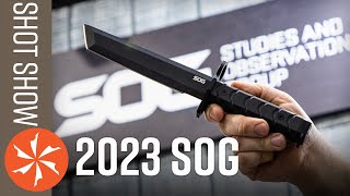 New SOG Knives at SHOT Show 2023 - KnifeCenter.com