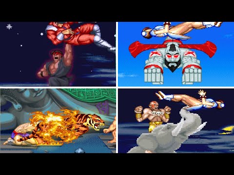 進化したスト２。超必殺技まとめ - Ultimate Street Fighter 2 special super moves collection ,Mugen