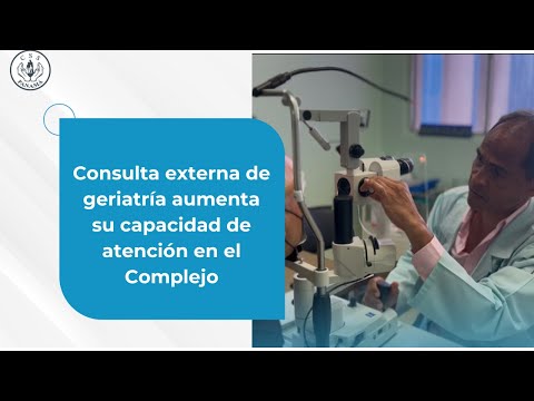 Consulta externa de geriatría  aumenta su capacidad de atención en el Complejo