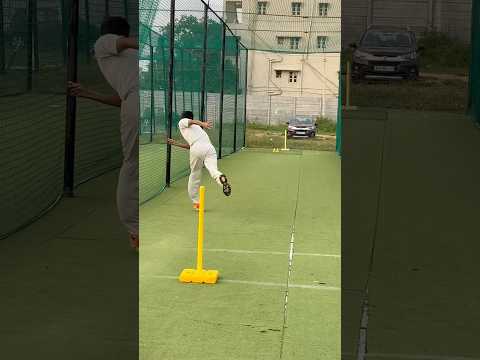 The best Yorker ball practice session #cricketshorts #cricketlover #shorts