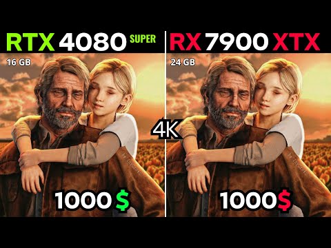 RTX 4080 super VS RX 7900 XTX : 4K GAMING TEST