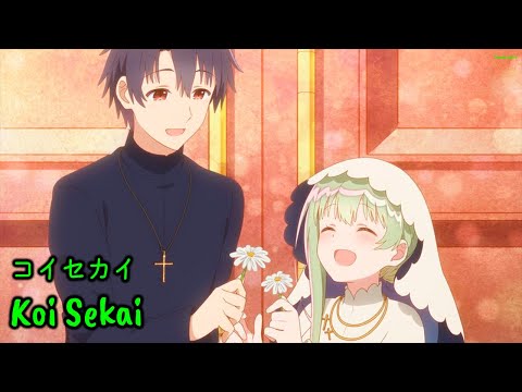 『Lyrics AMV』 Shiro Seijo to Kuro Bokushi OP Full - Koi Sekai / ClariS