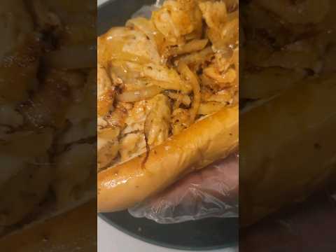 Chicken Cheesesteaks for dinner! #cheesesteaks #chickenrecipe #30minuterecipes #explorepage