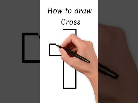 How To Draw Cross #KidsTube