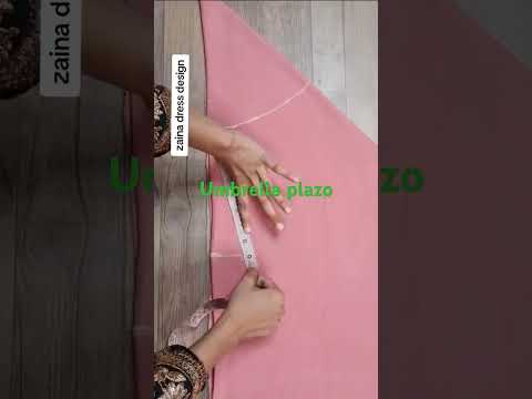 Full circle plazo cutting and stitching/ Umbrella plazo#shortvideo #shorts#trending