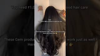 You need ₹1000+ expensive and ₹300 cheap product for good hair#indianskincareproducts #shorts